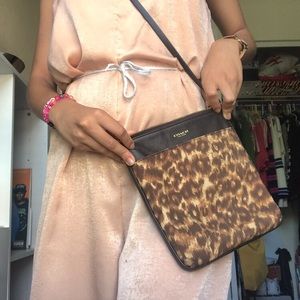Coach Bags - Vintage Coach Leopard Crossbody Purse Coach Bags - Vintage Coach Leopard Crossbody Purse